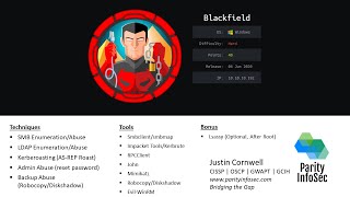 HackTheBox  Blackfield walkthrough [upl. by Haletta]