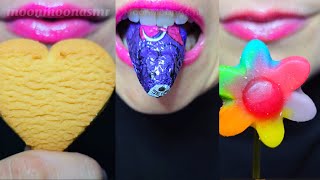 ASMR Eating Emoji Food Challenge TikTok Mukbang 먹방 [upl. by Ahmed442]