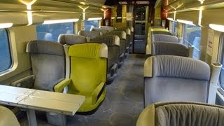 Inside a French TGV with Christian Lacroix interior [upl. by Yroj631]