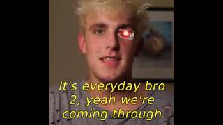 Jake Paul  Its Everyday Bro 2 Official Music Video [upl. by Neffirg]