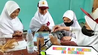 Membuat Alat Penjernih Air Sederhana Kelas 5b SDN 1 Gistas [upl. by Sidoeht538]