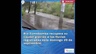 ⚠️ Río Tomebamba recupera su caudal gracias a las lluvias registradas este domingo 29 de septiembre [upl. by Terrej166]