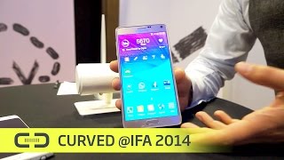 IFA 2014 Samsung Galaxy Note 4 im HandsOn [upl. by Artsa]