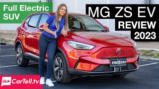 MG ZS EV 2023 review  Affordable Electric SUV Australia [upl. by Aztiley]