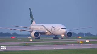 PIA Pakistan International Airlines APBGL B772 PK702 Manchester To Islamabad 23102019 [upl. by Rollie]