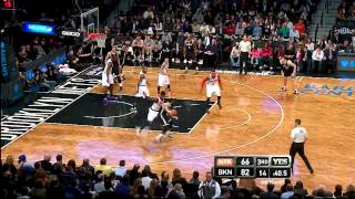 Deron Williams Puts up 29 Points vs Knicks 11714 [upl. by Ahtamas]