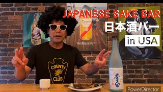 Japanese sake and otsumami at sake bar in US [upl. by Rambow]