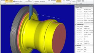 Whats New  Mastercam X7 Lathe Dynamic Roughing [upl. by Aryek332]