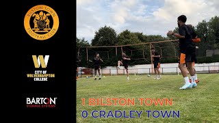 BilstonTownFC 1 0 CRADLEY HOME [upl. by Ymaral693]