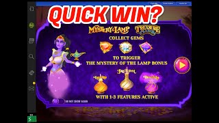 Quick Jackpot Bonuses on Mystery Lamp Treasure Oasis Slot Got Bonus just in few spins [upl. by Ursulina]