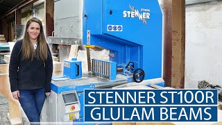 Stenner ST100R Band Re Saw upgrade at Glulam Beams [upl. by Shirleen]