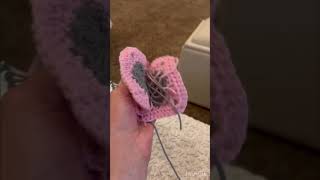 Making a mini heart drawstring bag [upl. by Amsirhc368]