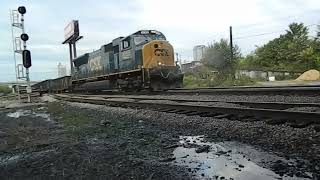 CSX 4755 Leads Mixed Freight  9162024 [upl. by Novak]