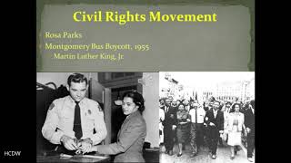 HIST 112 US 1877 present Chapter 25 part 7 The Civil Rights Movement [upl. by Ruomyes849]