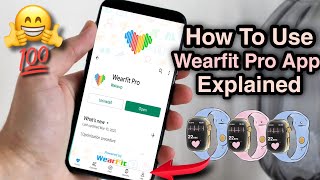 How To Use Wearfit Pro App  Beginners Guide Wearfit Pro App [upl. by Stanleigh]