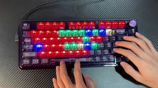 WhatGeek × Machenike K500F B81 Keyboard Unboxing amp Typing [upl. by Omissam743]