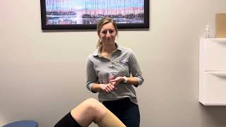 Manual Lymphatic Drainage Massage lymphaticdrainage lymphaticmassage kneesurgey lymphedema [upl. by Hovey]