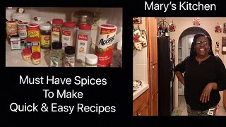 Mary Beth’s Must Have Spices In Mary’s Kitchen [upl. by Stephi705]