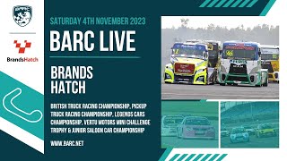 BARC LIVE  Brands Hatch  November 4th 2023 [upl. by Dremann]