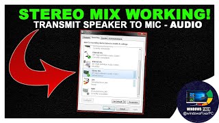 STEREO MIX is available But Not Working  💯🔧 STEREO MIX NOT WORKING windows 1011 [upl. by Naujit560]