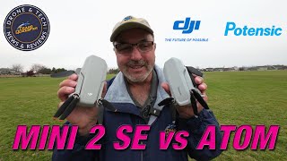 Potensic Atom vs DJI Mini 2 SE  Drone Shootout Comparison [upl. by Lecirg]