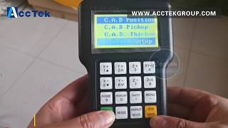 AccTek teach you how to do auto tool calibrate for richauto DSP A11 for cnc router machine [upl. by Alliw484]