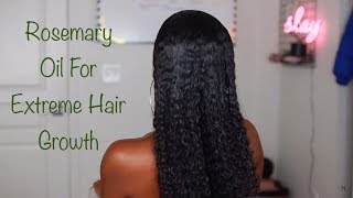 DIY ROSEMARY OIL FOR RAPID HAIR GROWTH Easy Method EXTREME HAIR GROWTH SERIES 2020 [upl. by Griffiths435]