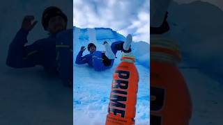 PRIME ice slide drinkprime prime loganpaul ksi viral shorts Hydration viralvideos [upl. by Harald]