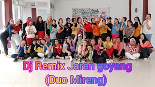 Dj Jaran Goyang Remix Versi Duo Mireng Senam Kreasi Voller Liebe [upl. by Baram]