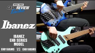 Ibanez EHB Series EHB1505MS VS EHB1005MS Bass Review No Talking [upl. by Asina]