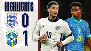 England 01 Brazil  Endrick Scores Late Winner  Highlights [upl. by Esilahc975]