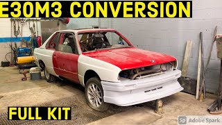 Test fitting our e30 m3 conversion kit [upl. by Carolyne743]