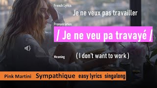 Sympathique Pink Martini Easy lyrics [upl. by Tseng]