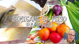 SINIGANG SA MISO PAMPANO  The Simple Rich Menu [upl. by Trebmer]