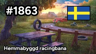 1863 🇸🇪 📕8📄283  Hemmabyggd racingbana  Junes Journey [upl. by Laro408]