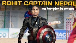 Rohit Captain Nepal  Rohit shows his super power to west indies  Indian Media  T20 [upl. by Eluk2]