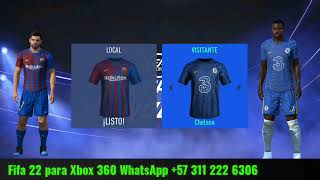 Nuevo Fifa 22 Para Xbox 360 Rgh 50  Menú oficial  Estadios Nuevos Balones Nuevos [upl. by Yehtomit]