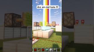 Arc en ciel tuto  minecraft minecraftbuildingtutorial building minecraftbuildingguide [upl. by Oetsira633]