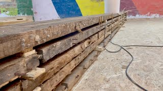 Floating stairs hunting for reclaimed timber amp hot lime mix sand delivery  No5 [upl. by Allan998]