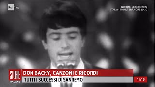 Don Backy canzoni e ricordi  Storie italiane  Puntata del 23092022 [upl. by Llevram386]