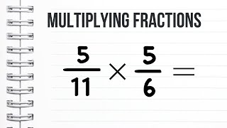 Multiplying Fractions  How to multiply fractions  basic and cancellation method [upl. by Ttehr]