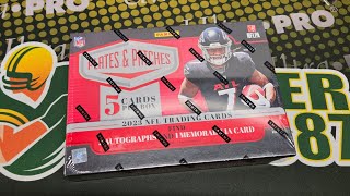 2023 Plates amp Patches Football Box Opening 3 Hits per Box [upl. by Eeima924]