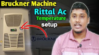 How to Set Rittal AC Temperature Like a PRO EASY Steps  Bruckner machine panel Rittal Ac [upl. by Lance]