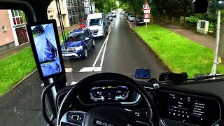 Rainy roads in Netherlands and Germany POV Nikotimer going to load new cargo [upl. by Server979]