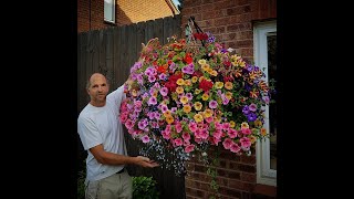 How We Make Hanging Baskets On The Nursery [upl. by Pember]