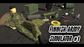 Finnish army simulator 1 Intissä sitte [upl. by Stevens]