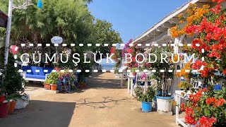 4K VİDEO  I GÜMÜŞLÜK I BODRUM Sahilde Yürüyüş [upl. by Ensoll952]