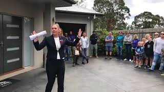 041117  Melbourne Real Estate Auctions  1A Faraday Road Croydon South 3136 [upl. by Elisabeth]