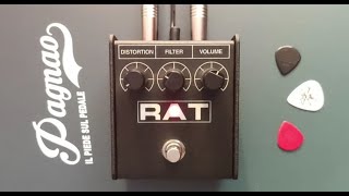 PROCO RAT2 PEDALE DISTORSORE ANALOGICOPROCO RAT 2 DISTORSION PEDAL STOMPBOX DRIVE AND FUZZ [upl. by Alejo]