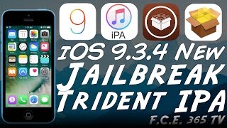 iOS 934 Jailbreak  Trident IPA Released For 32Bit Devices [upl. by Newbill]